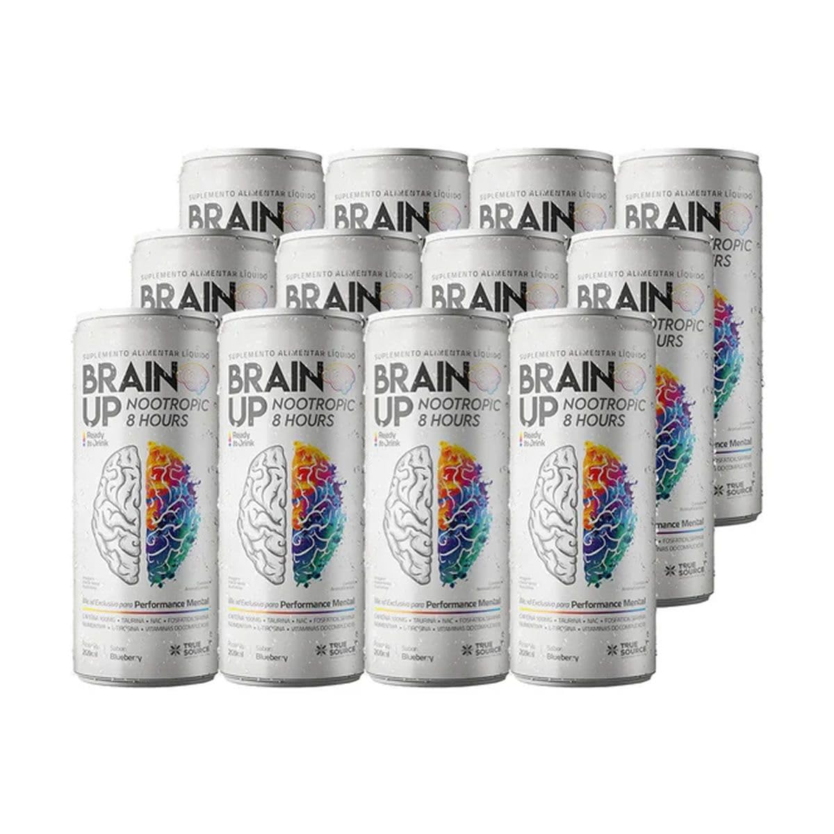 Brain Up Read to Drink - 12 Unidades 269ml Blueberry - True Source
